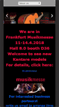 Mobile Screenshot of kantareguitars.com